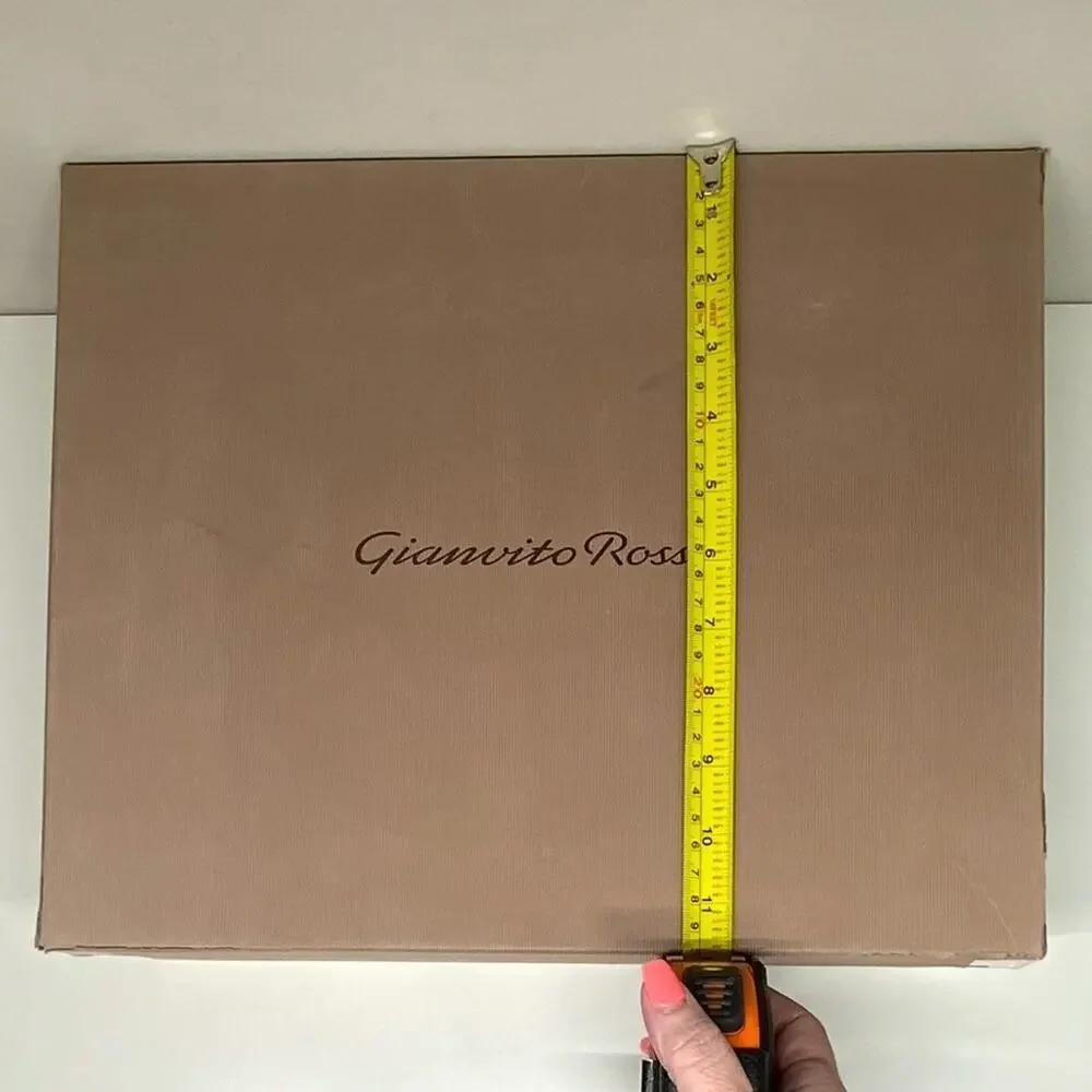 Gianvito Rossi | Shoe Box/2 Dist Bags | Tan | W14.5 x H11.75 x D4 in